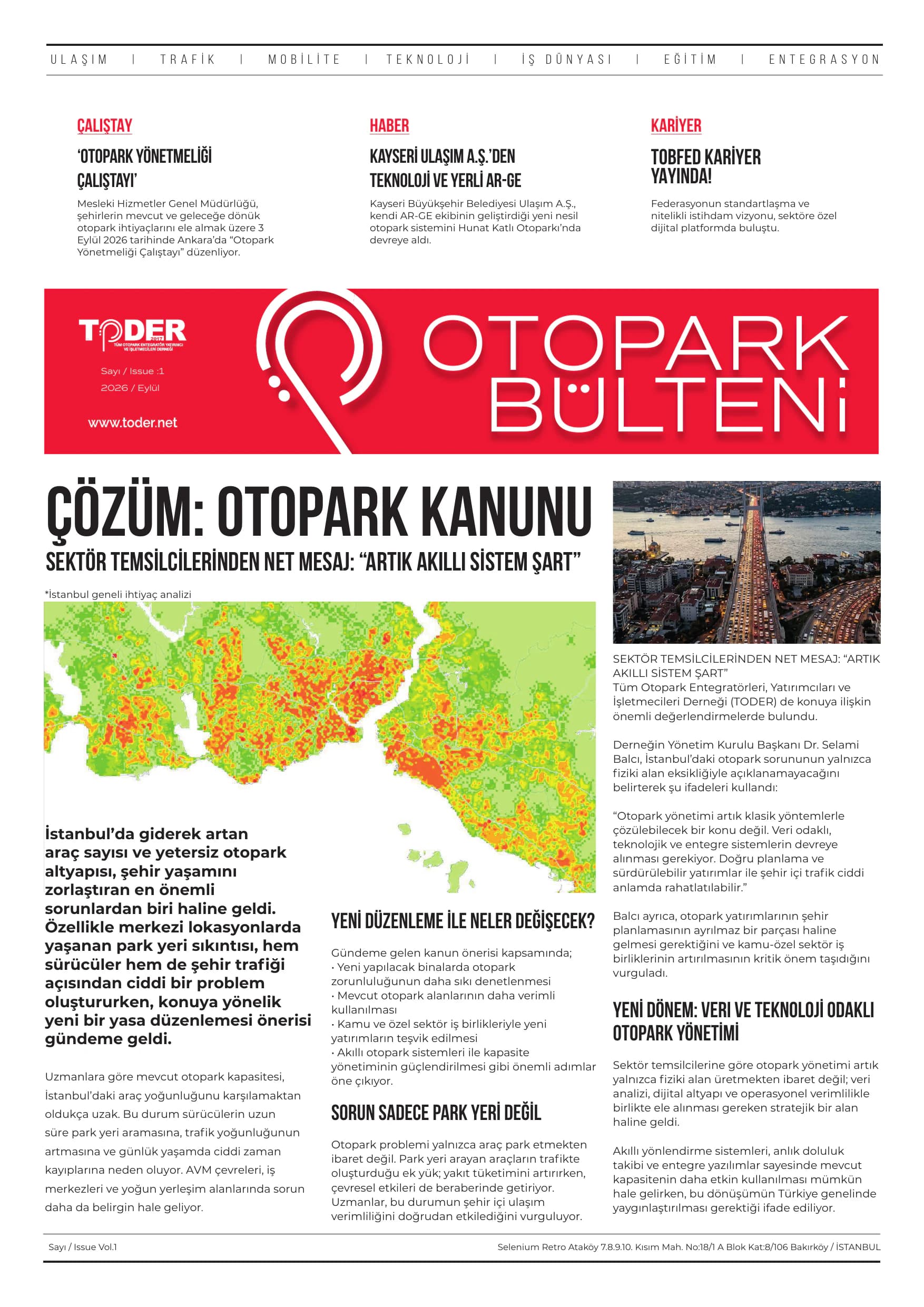Otopark Bülteni - sayfa 1